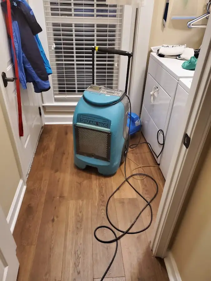 Commercial dehumidifier deployed for Flood Damage Cleanup in Carolina Forest