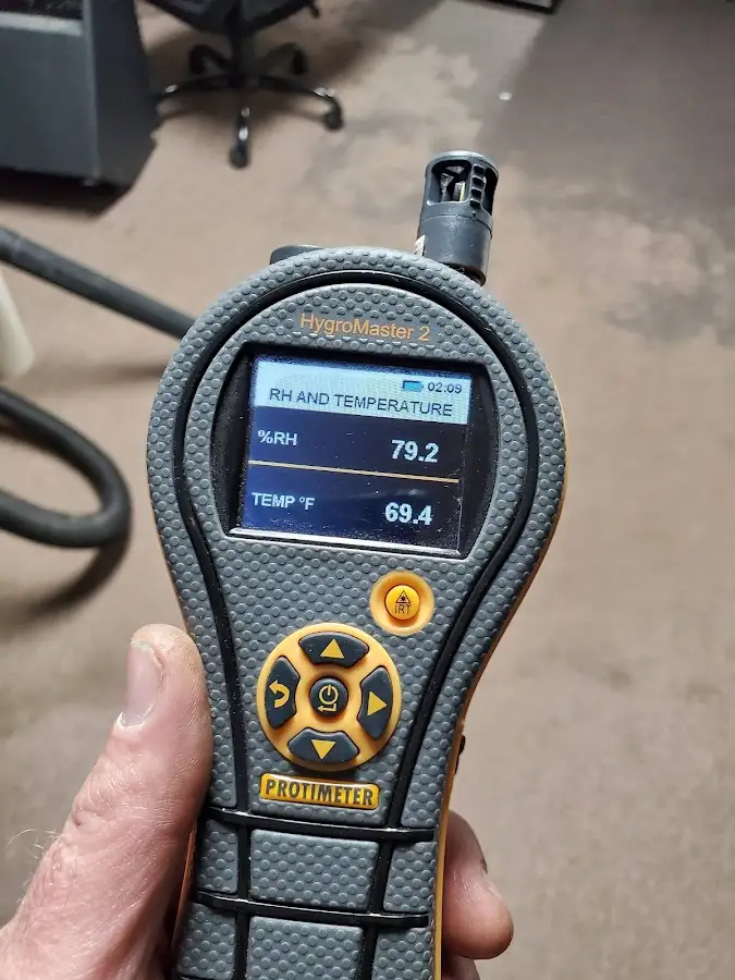 Moisture meter humidity assessment for Mold Remediation & Removal in Carolina Forest